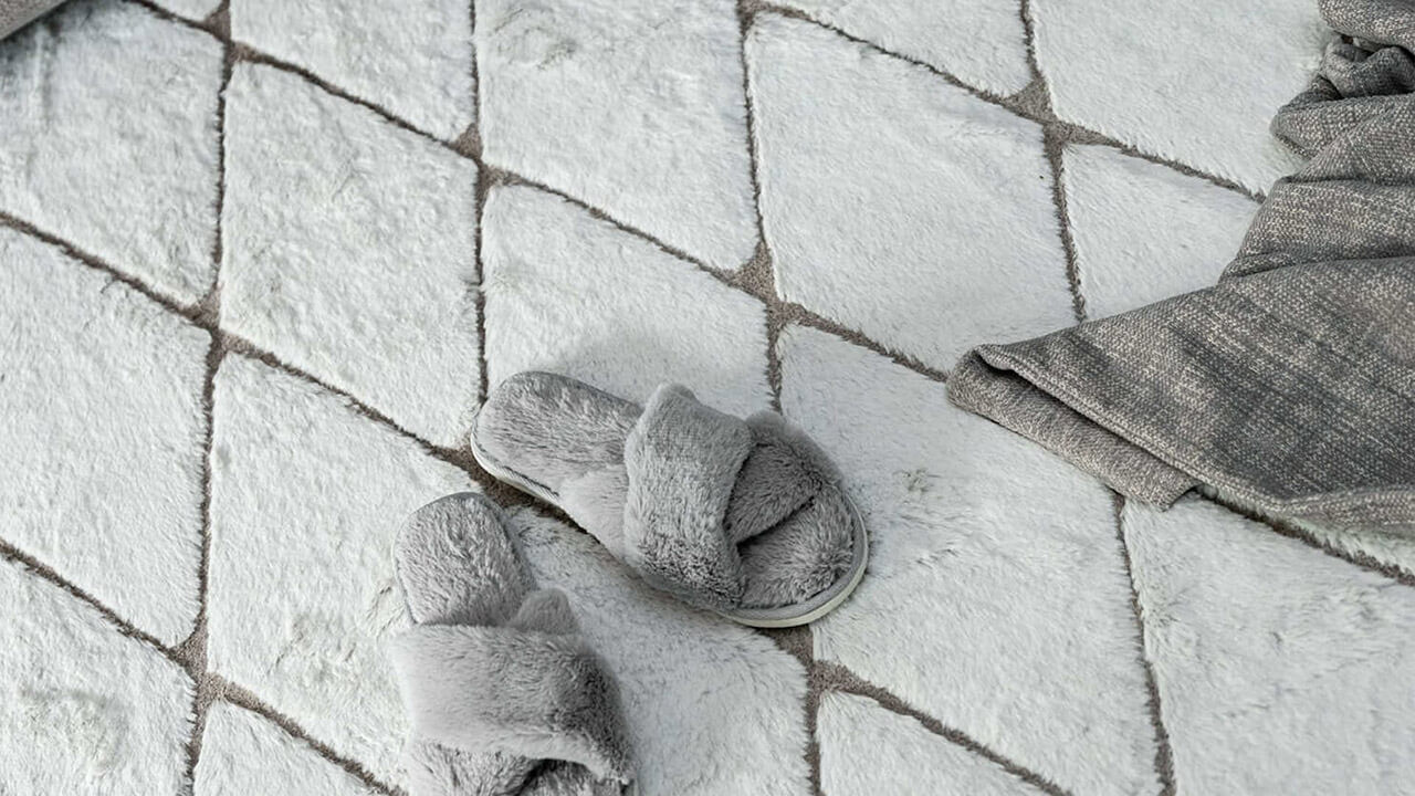 Купить ковер (white-grey-blue) VIVICA